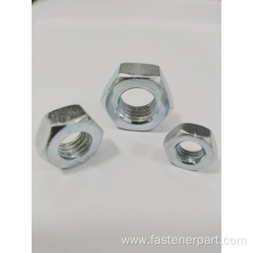 Hexagonal Block Thin Nuts With Nylon Insert